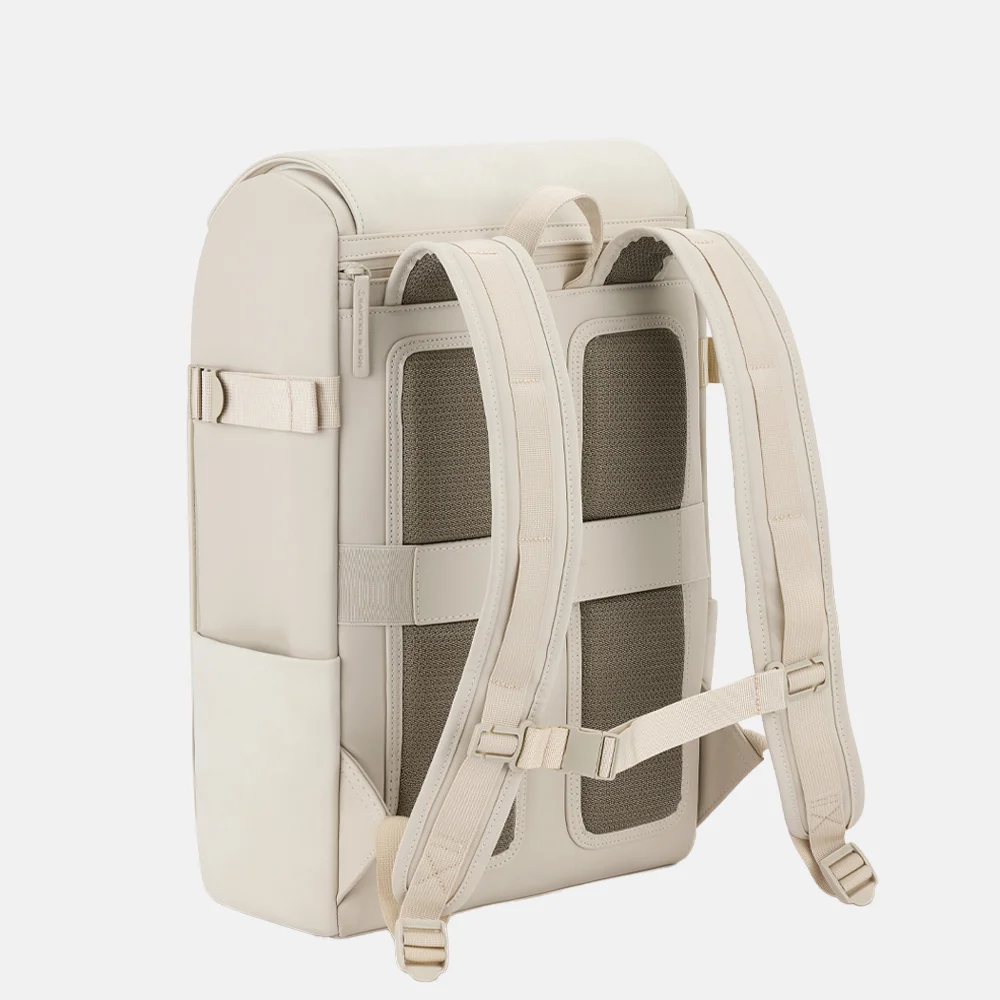 Kapten & Son Bali laptoprugzak 15 inch sandstone bij Duifhuizen