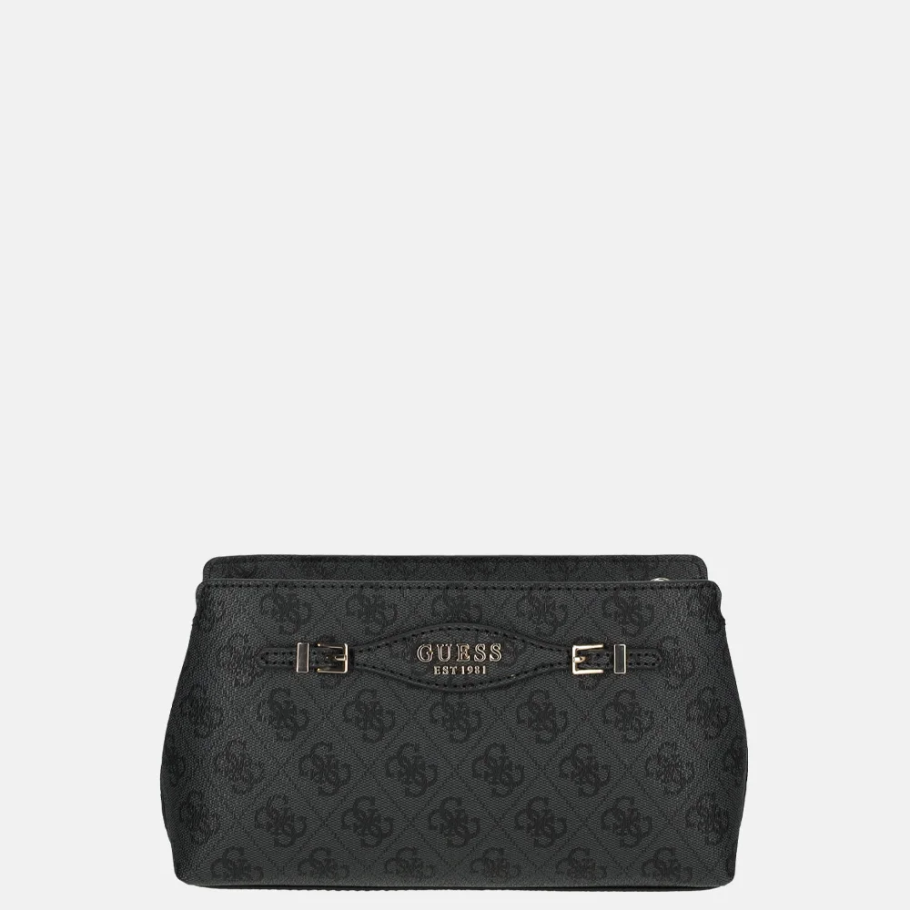 Guess Katya crossbody tas coal logo bij Duifhuizen