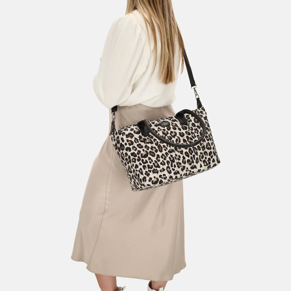 Charm London Buckingham shopper L luipaard bij Duifhuizen