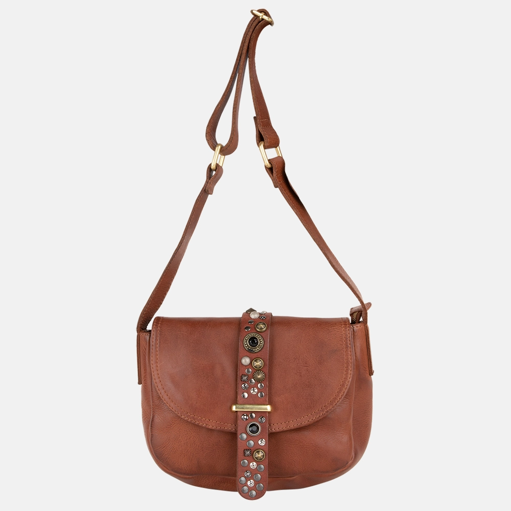 Legend Balme crossbody tas cognac