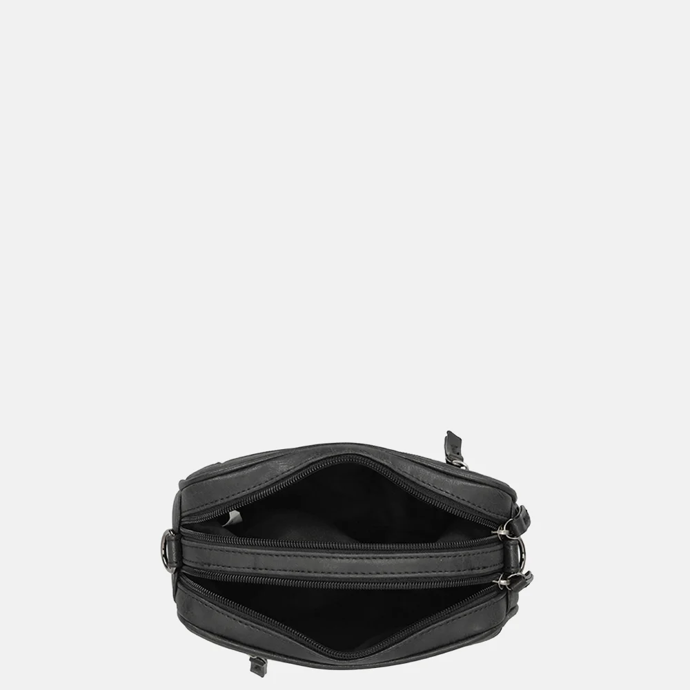 Enrico Benetti Stacey crossbody tas zwart bij Duifhuizen