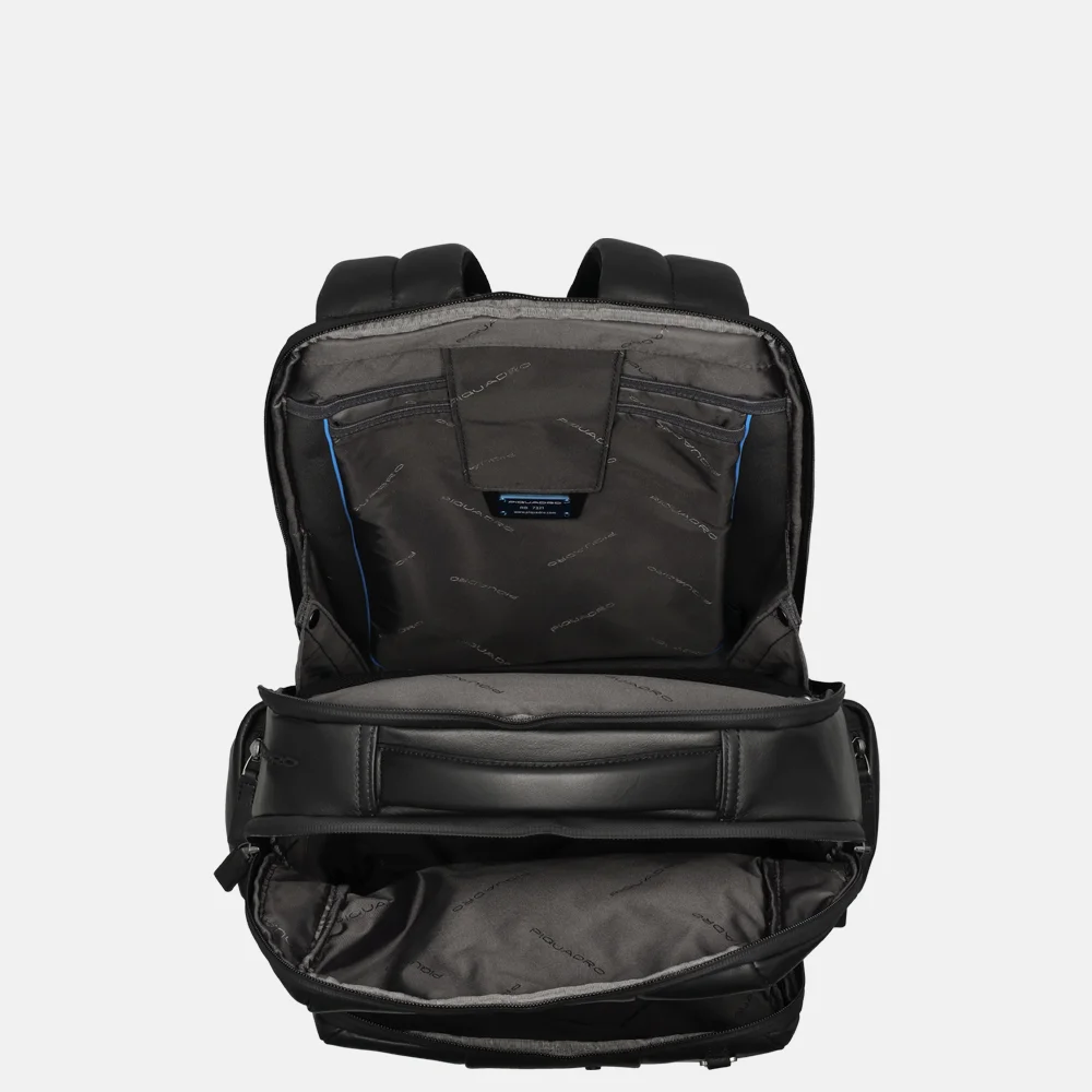 Piquadro Urban laptoprugzak 15 inch nero bij Duifhuizen