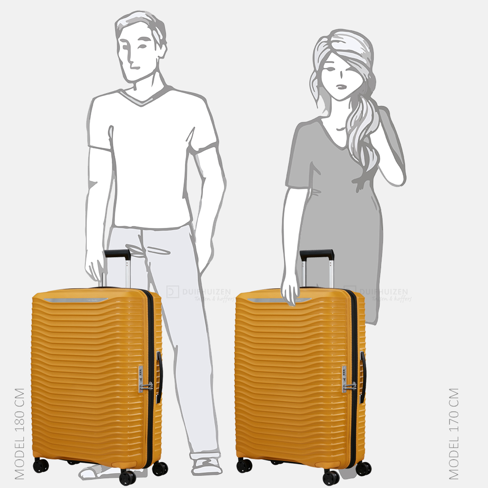 Samsonite Upscape koffer 75 cm yellow bij Duifhuizen
