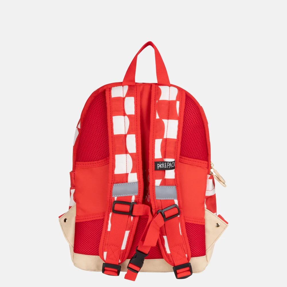 Pick & Pack Check it out kinderrugzak M red bij Duifhuizen