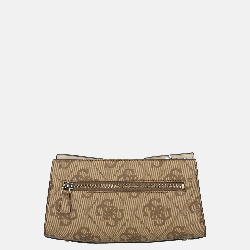 Guess Nolana crossbody tas latte logo/bone bij Duifhuizen