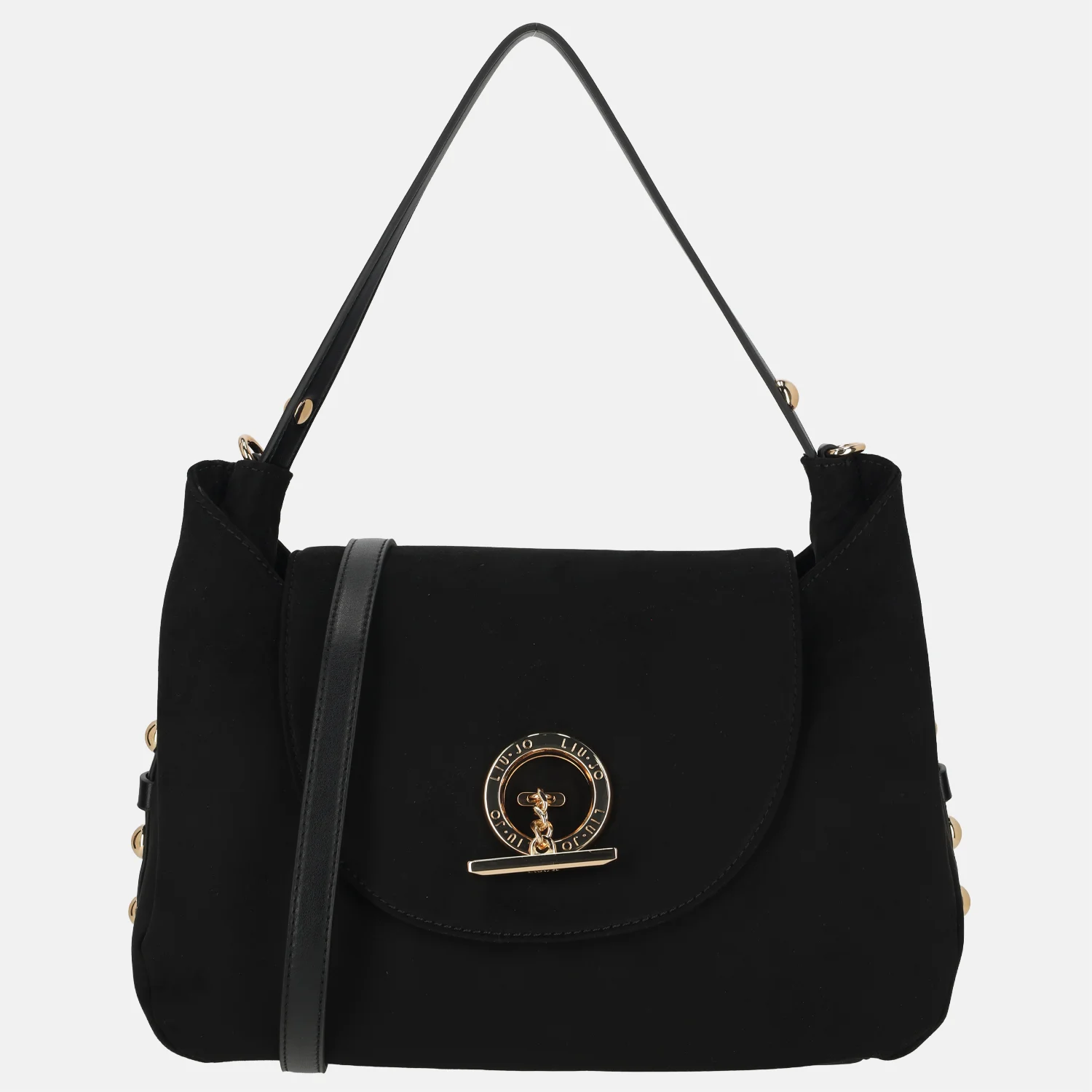 Liu Jo Gerona handtas top handle M zwart bij Duifhuizen