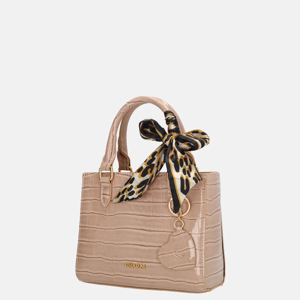 Charm London Knightbridge handtas oudroze bij Duifhuizen