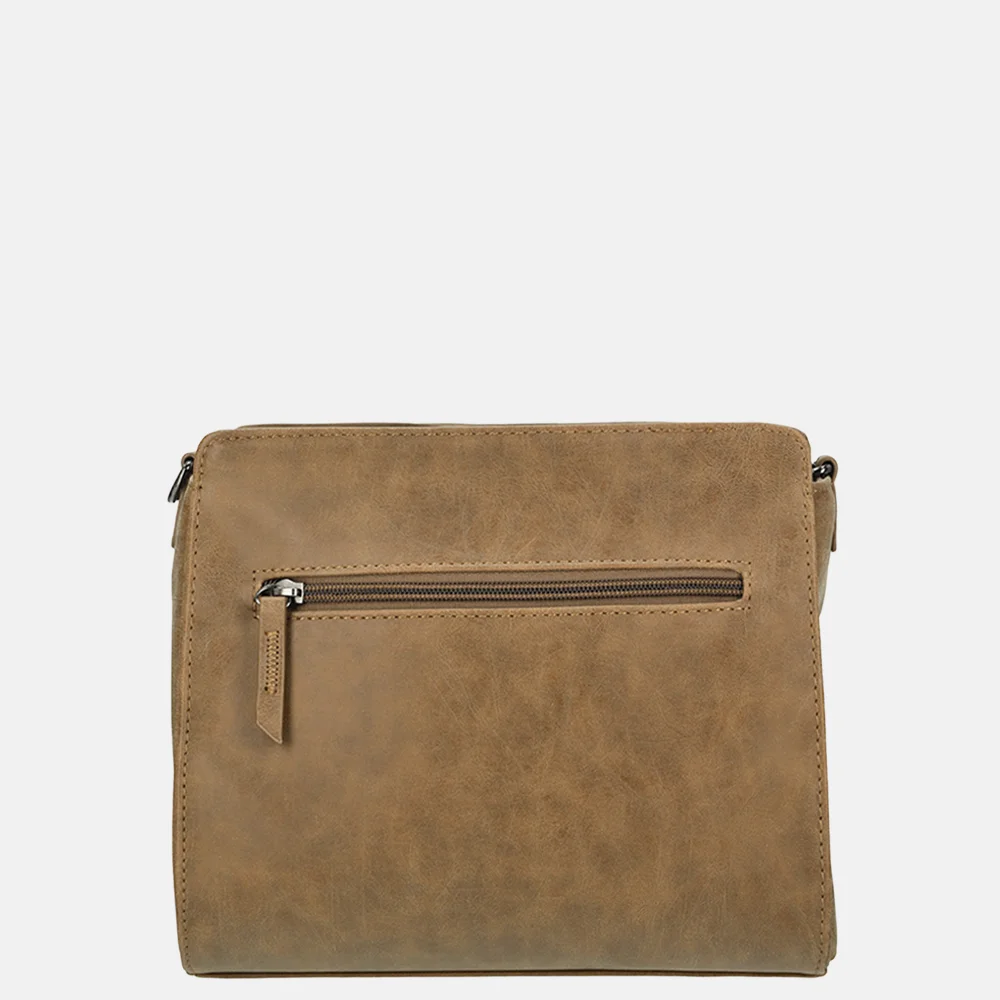 Enrico Benetti Stacey crossbody tas camel bij Duifhuizen