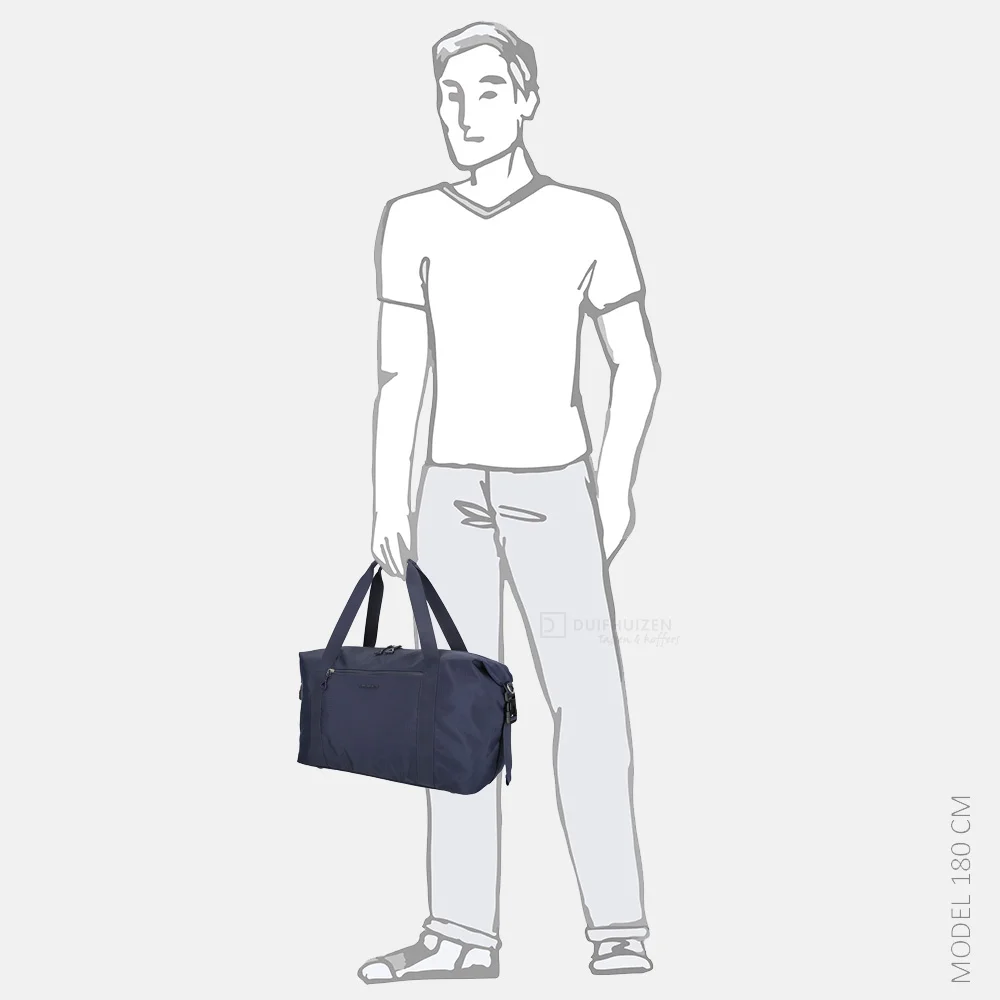 Enrico Benetti Luzern weekendtas/sporttas 55 cm navy bij Duifhuizen
