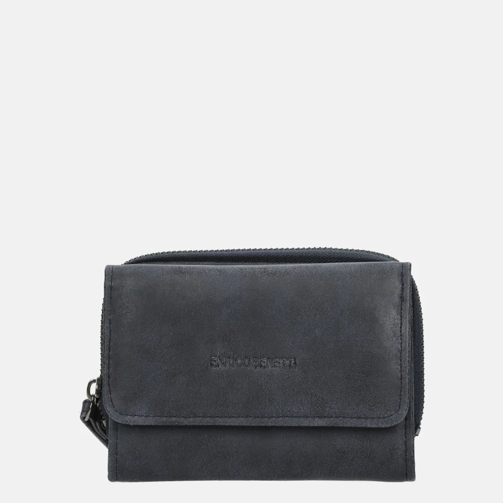 Enrico Benetti Zoë overslagportemonnee navy