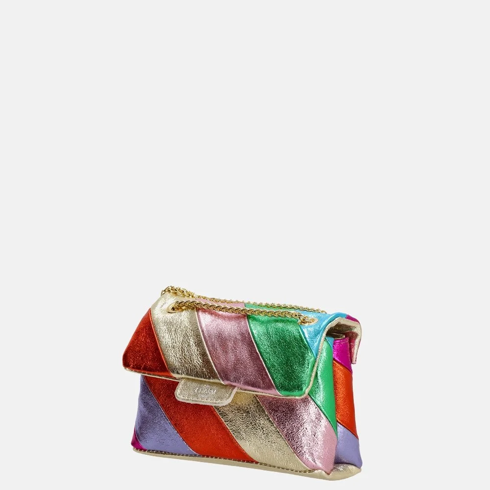 Charm London Elise crossbody tas regenboog bij Duifhuizen
