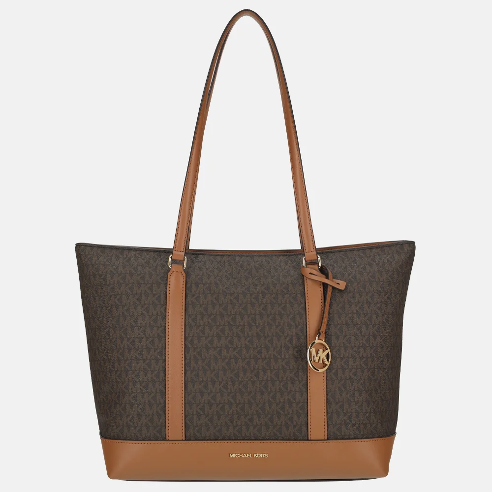 Michael Kors Andie tote shopper M logo brown/acorn