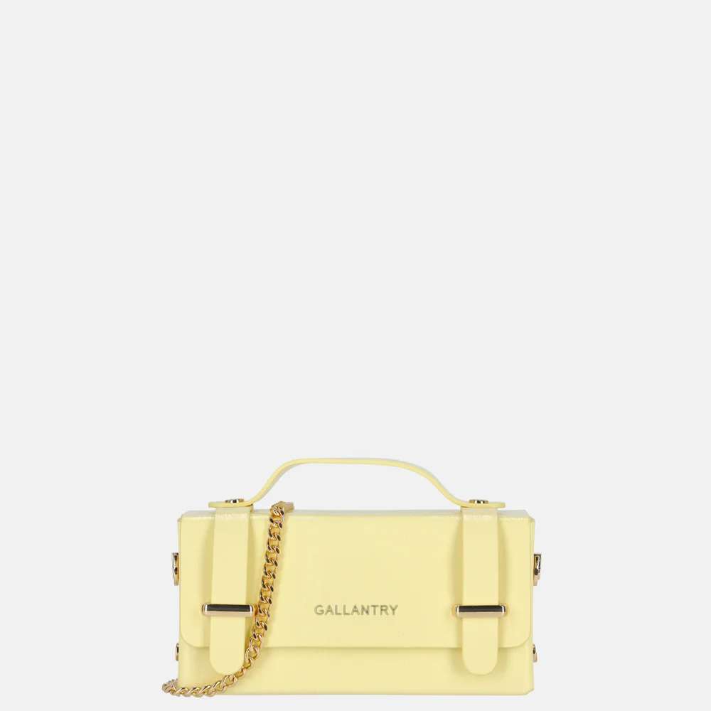 Firenze crossbody tas lak yellow