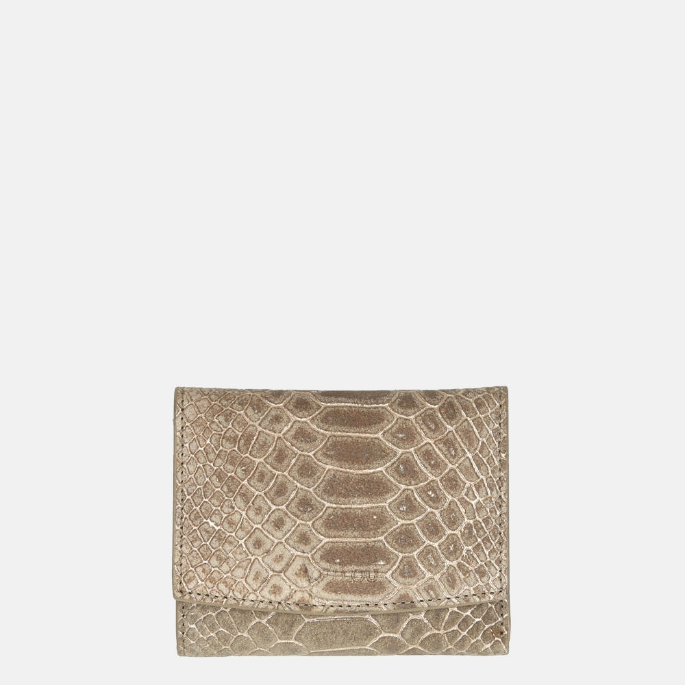 Loulou Essentiels Golden Girl portemonnee champagne bij Duifhuizen