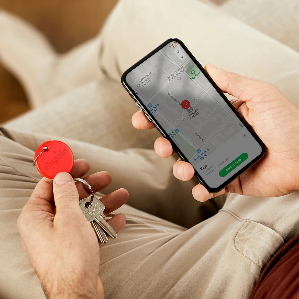 Chipolo ONE Bluetooth Item Finder - Red bij Duifhuizen