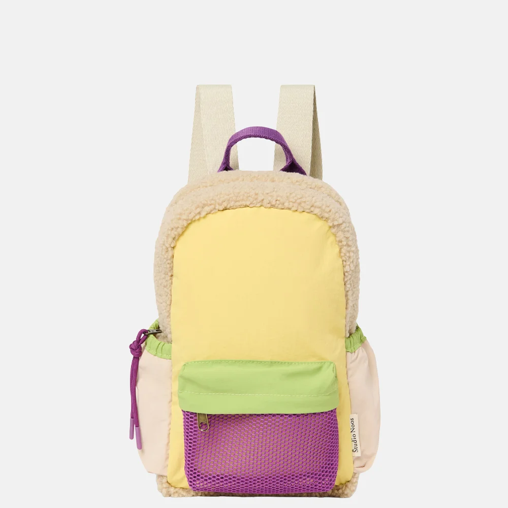 Studio Noos Patchwork kinderrugzak mini butter yellow