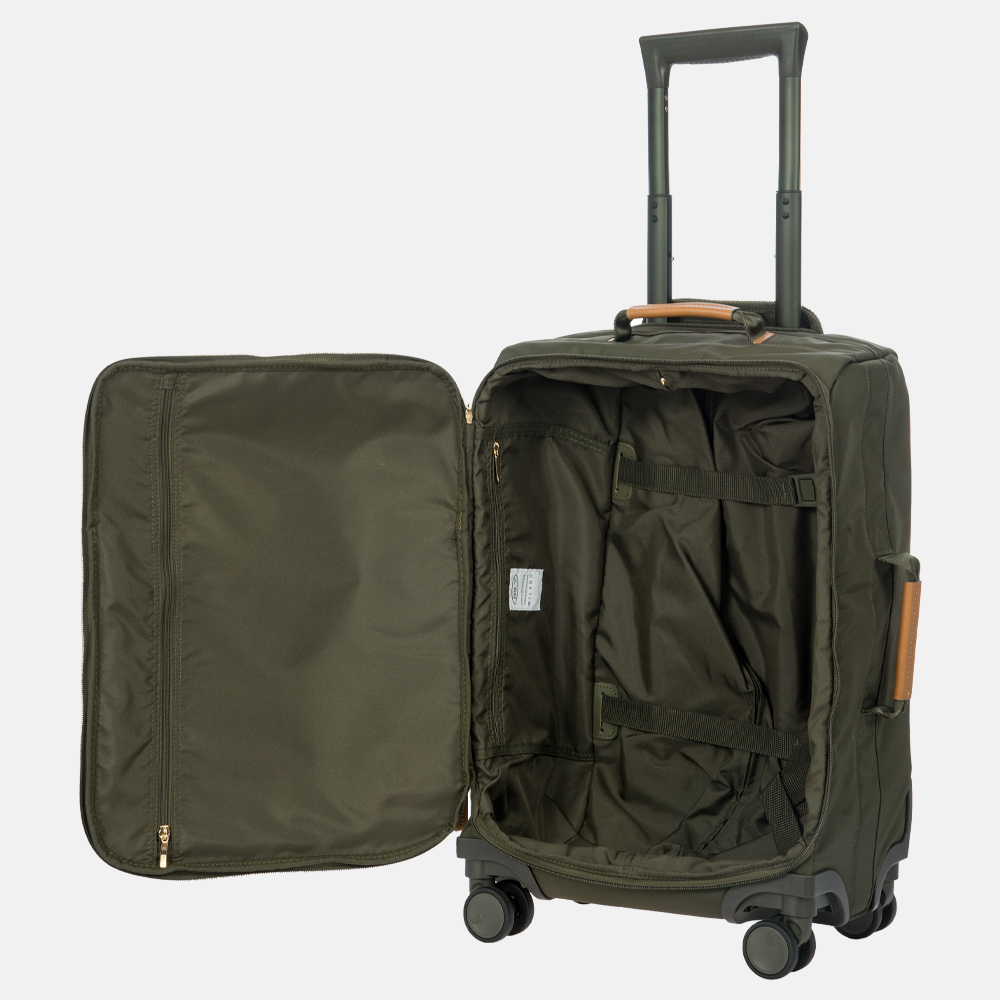 Bric's X-Travel handbagage koffer 55 cm olive bij Duifhuizen