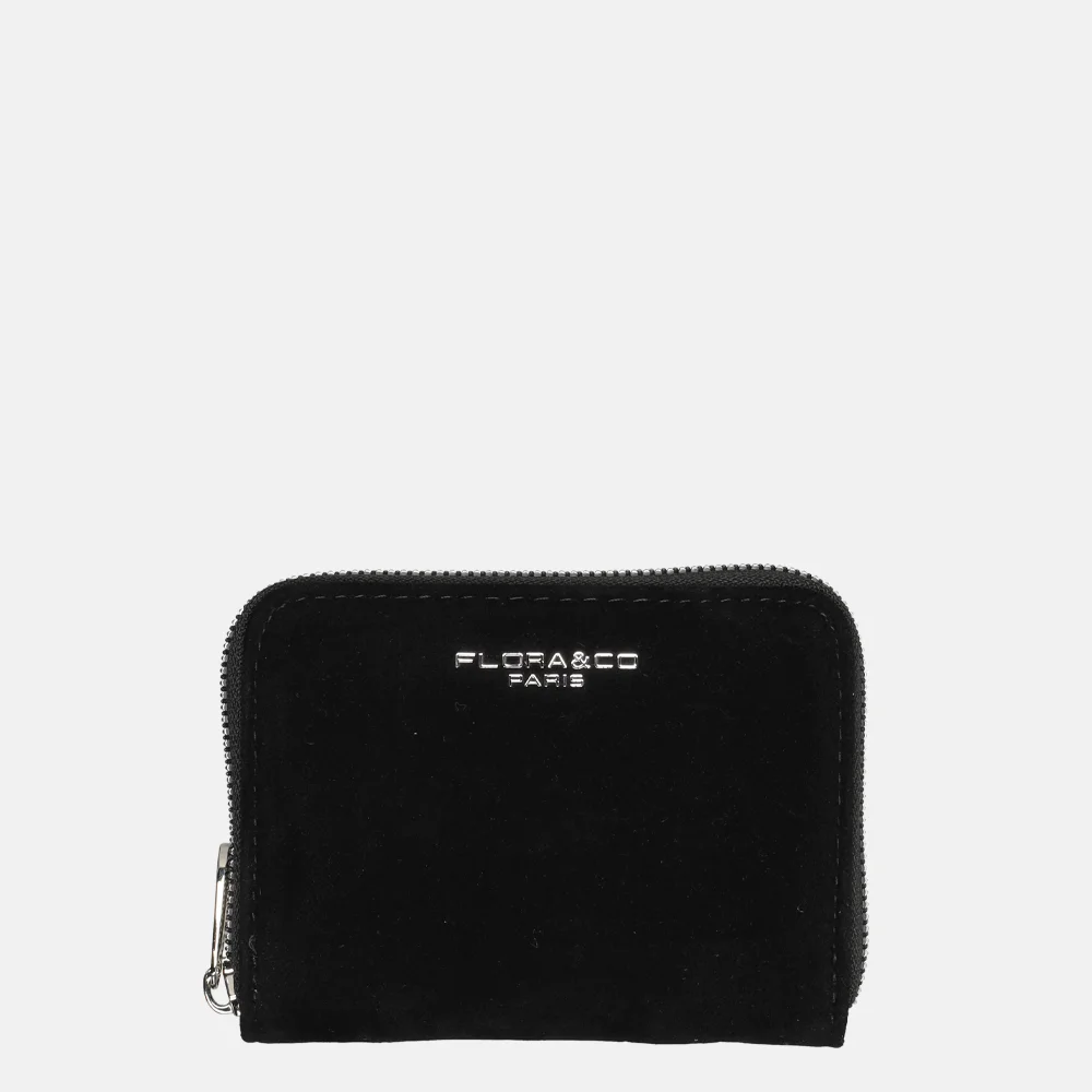 Flora & Co Suedine portemonnee S black