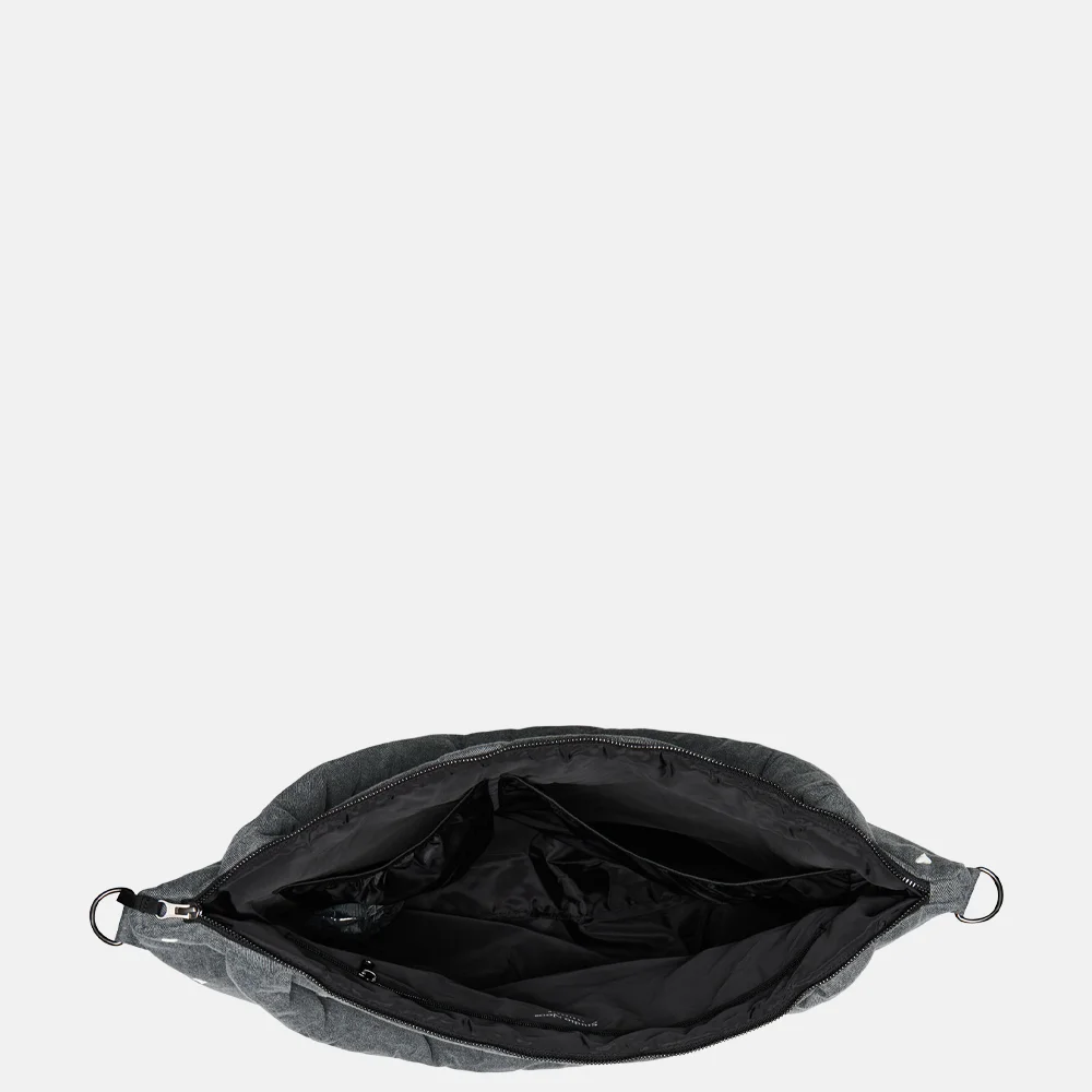 Studio Noos Denim Hearts luiertas grey denim bij Duifhuizen