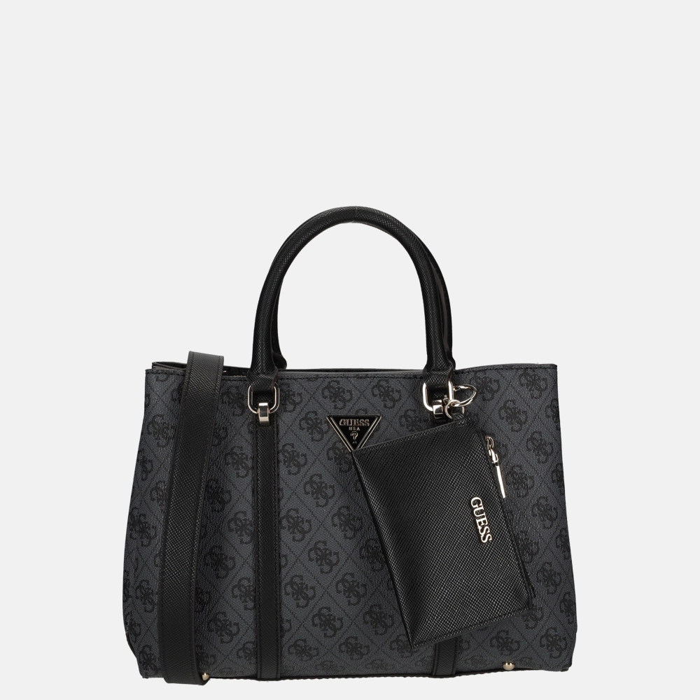 Guess Eco Craig Girlfriend satchel handtas coal logo