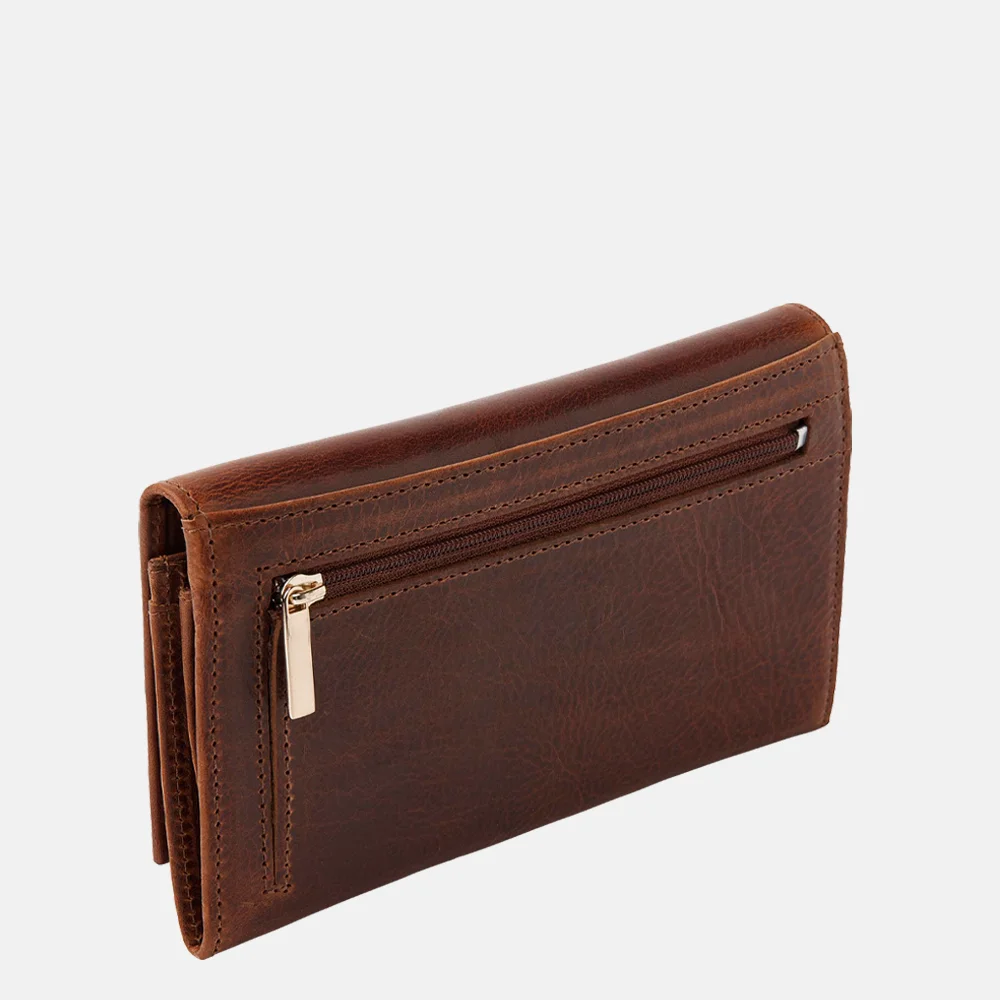 DR Amsterdam portemonnee cognac bij Duifhuizen