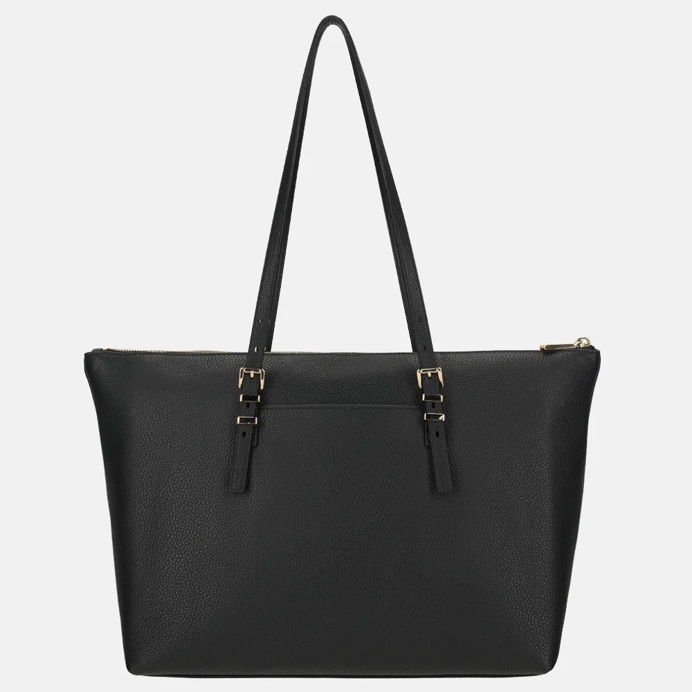 Michael Kors Quinn shopper 15 inch large black bij Duifhuizen