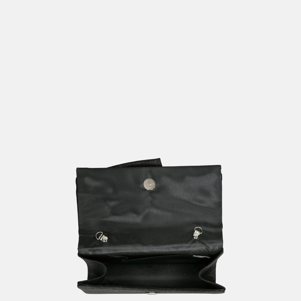 Firenze clutch glitter black bij Duifhuizen