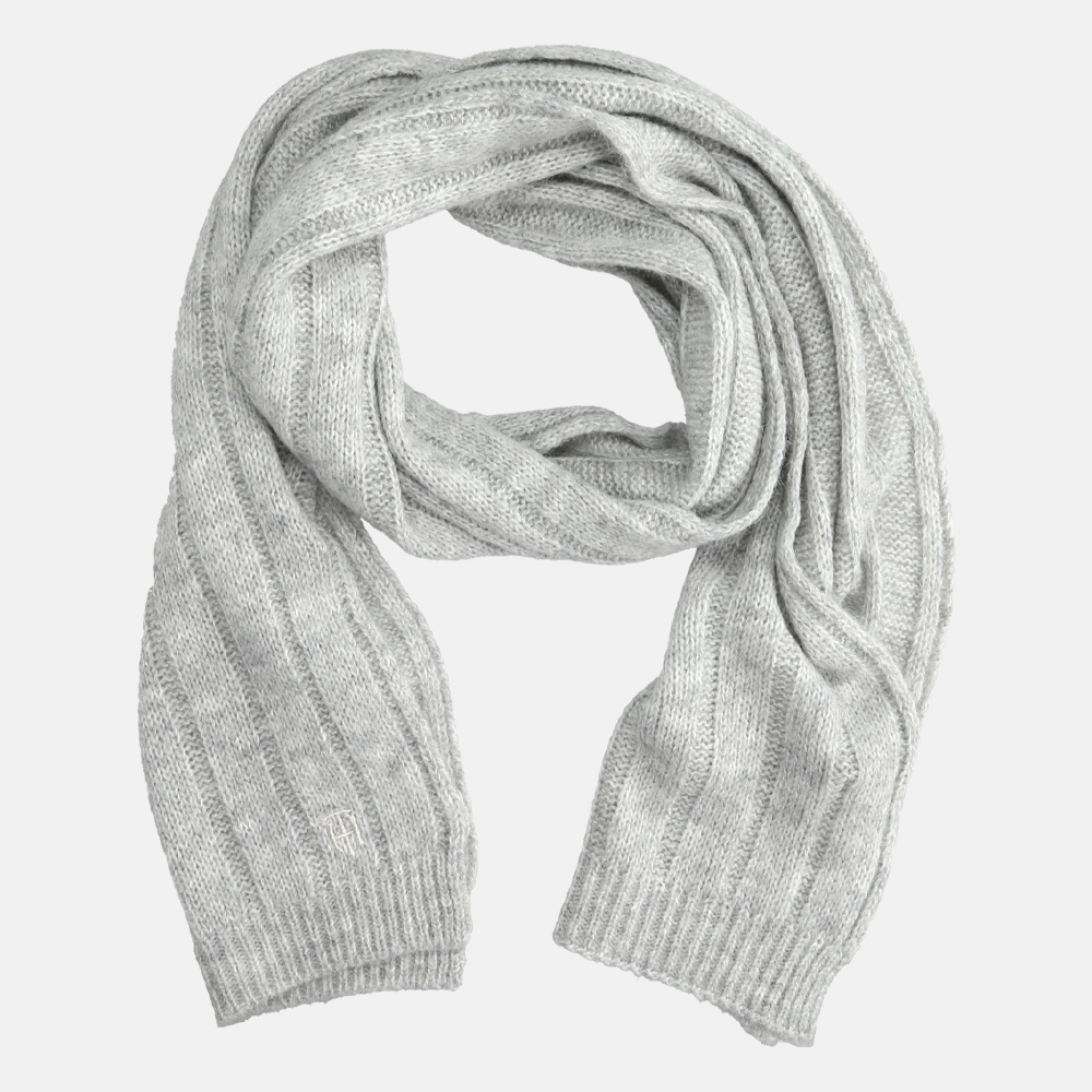 Tommy Hilfiger Timeless scarf sjaal light grey heather