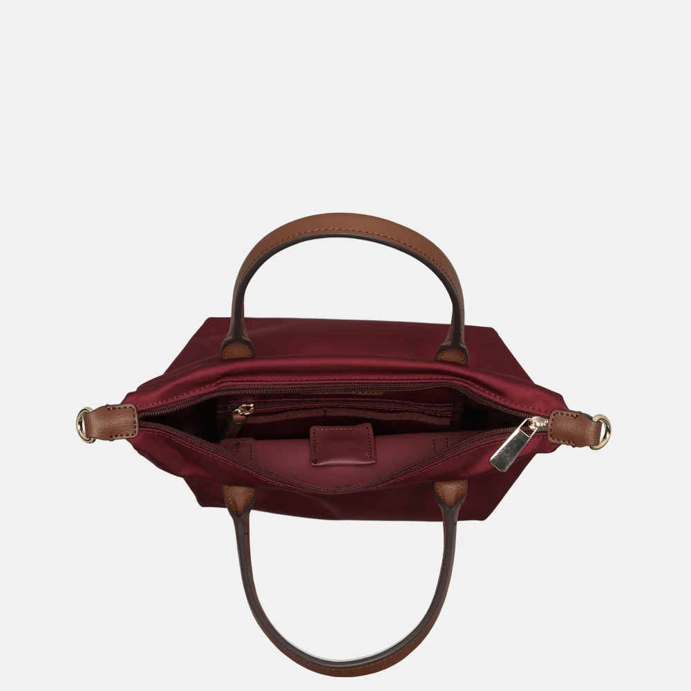 Tommy Hilfiger Popette tote handtas mini deep rouge bij Duifhuizen