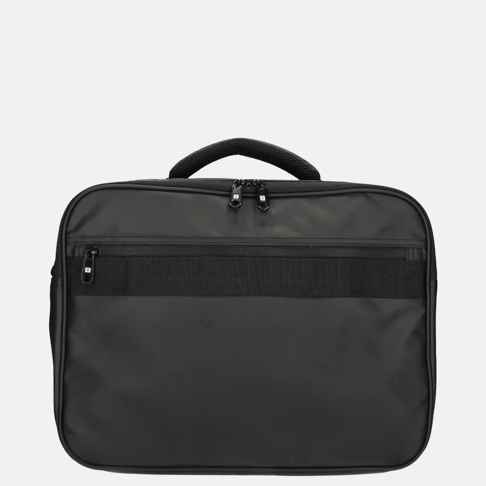 Enrico Benetti Northern schoudertas 15 inch zwart bij Duifhuizen