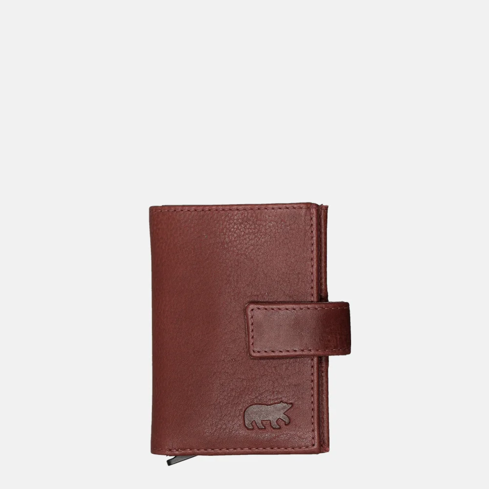 Bear Design pasjeshouder bordeaux