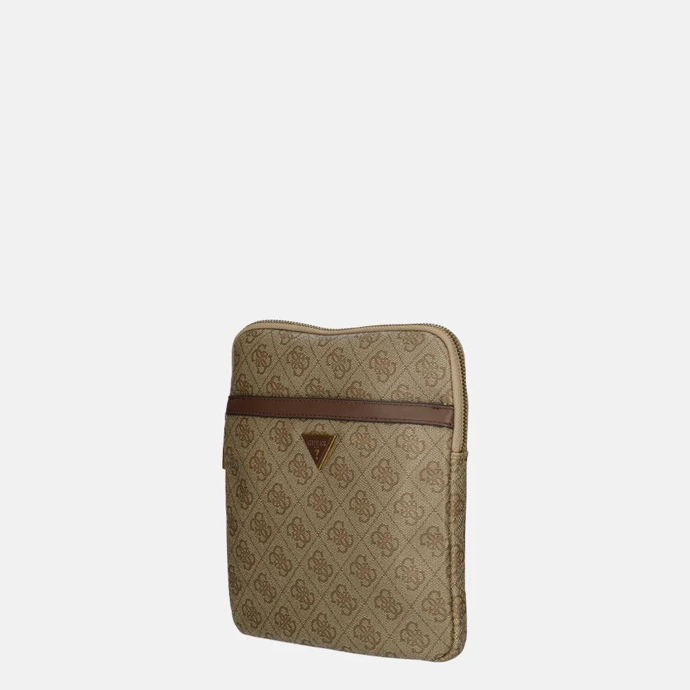 Guess Milano crossbody tas bbo brown bij Duifhuizen
