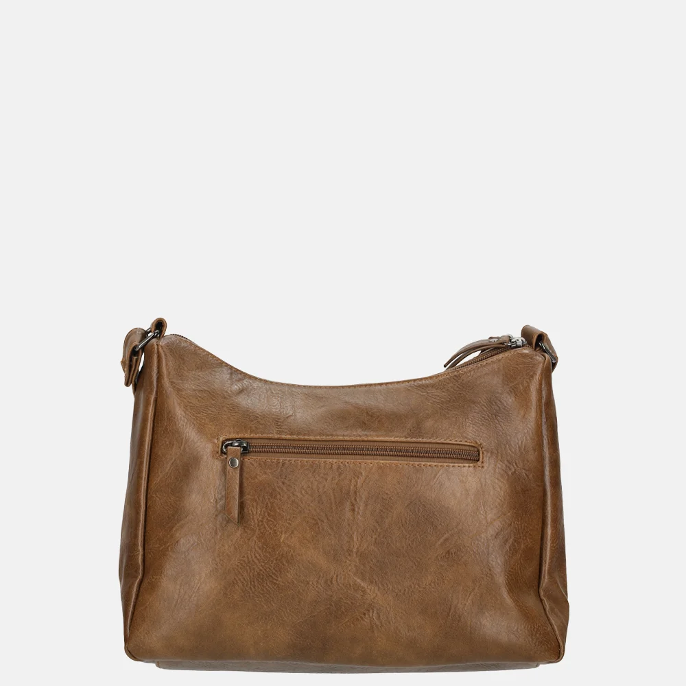 Enrico Benetti Julia schoudertas M camel bij Duifhuizen