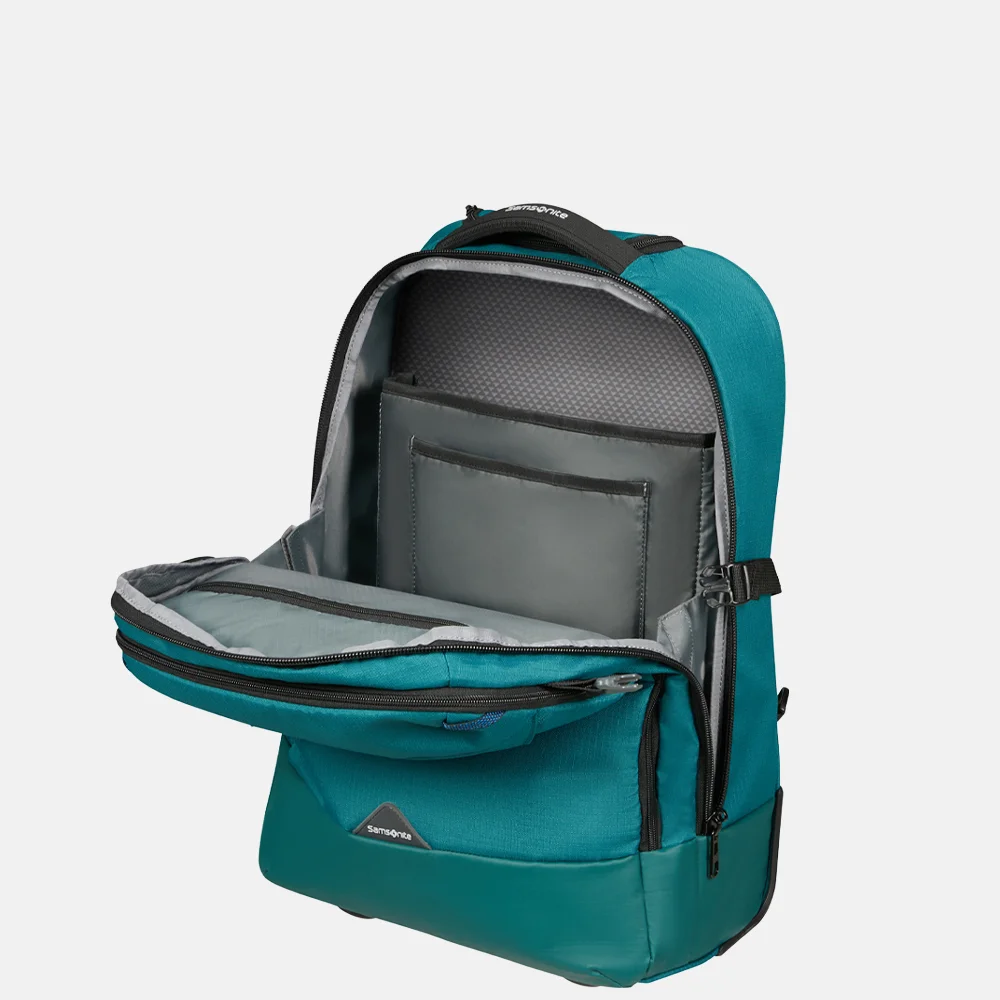 Samsonite Roadseeker laptoprugzak 17 inch deep teal bij Duifhuizen