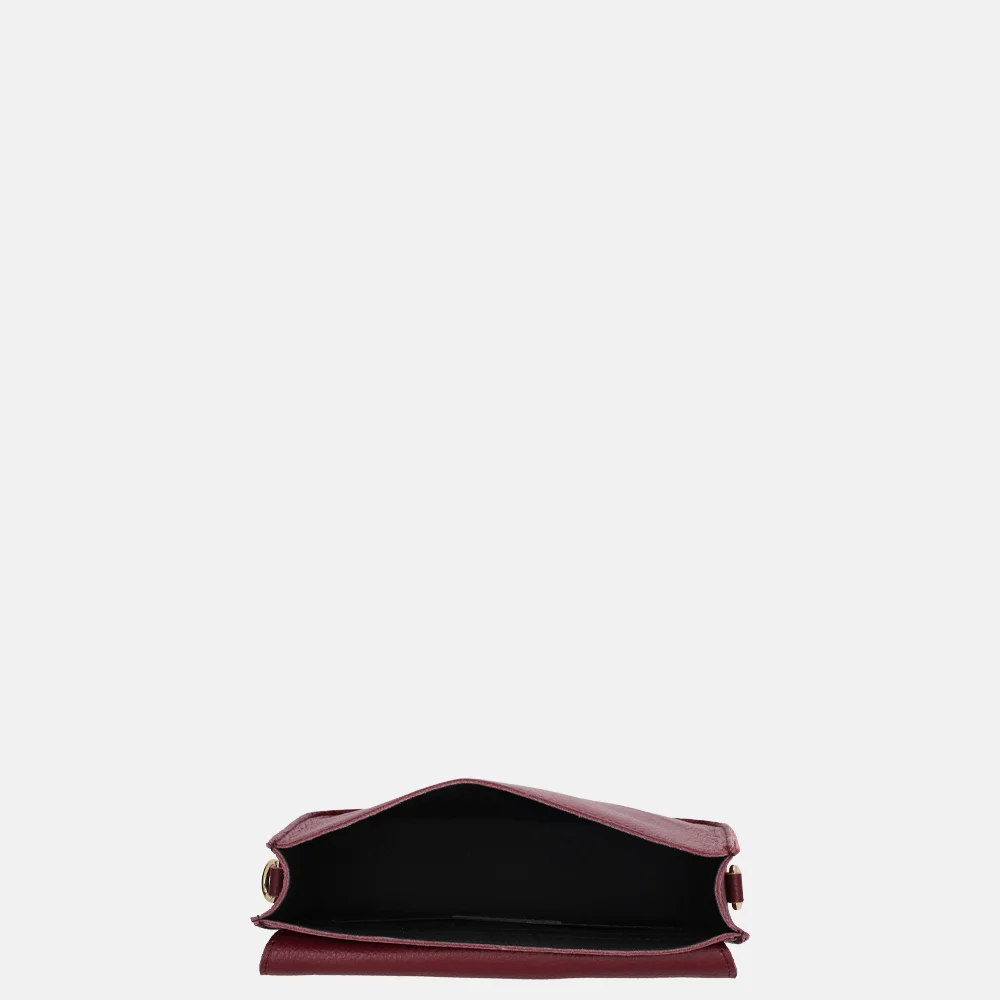 Charm London crossbody tas bordeaux rood bij Duifhuizen