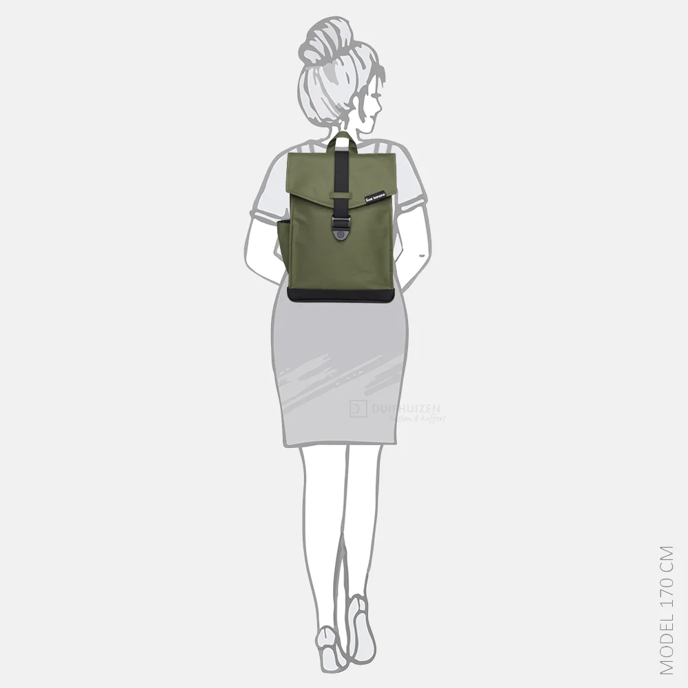 Bold Banana Envelope laptoprugzak 15.6 inch army onyx bij Duifhuizen