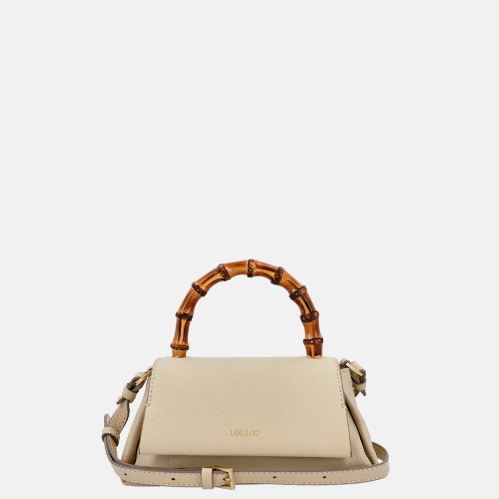 Loulou Essentiels Mae Bamboo handtas beige