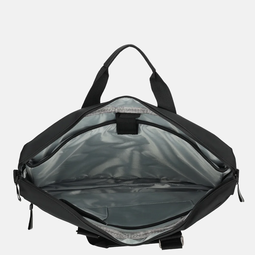 Enrico Benetti Bergen laptoptas 17 inch black bij Duifhuizen
