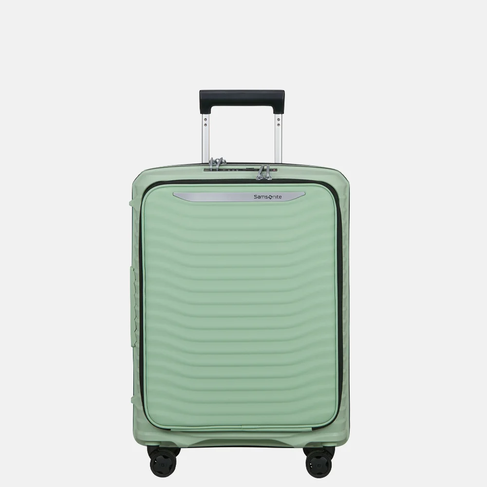 Samsonite Upscape Frontpocket handbagage koffer 55 cm soft sage