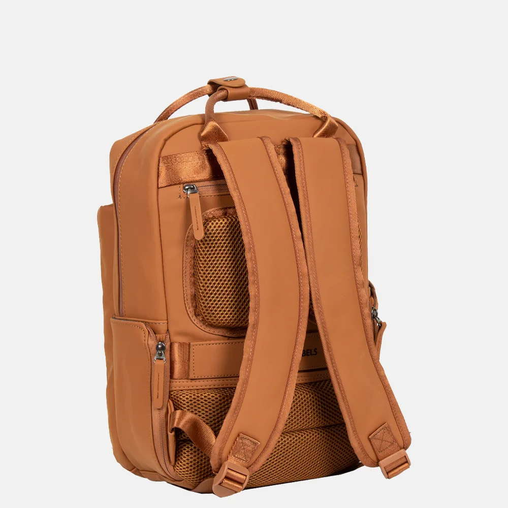 New Rebels Harper rugzak 13.3 inch cognac bij Duifhuizen
