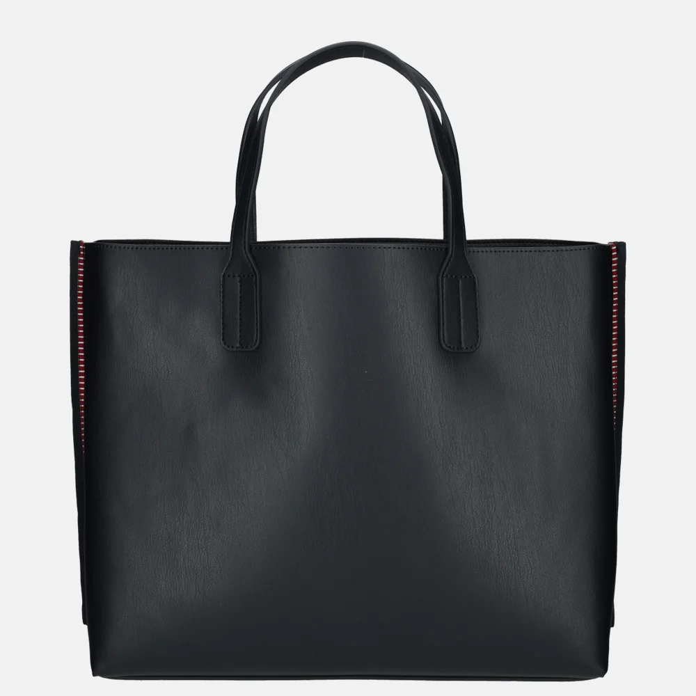Tommy Hilfiger Distinct Satchel Corp handtas blue bij Duifhuizen