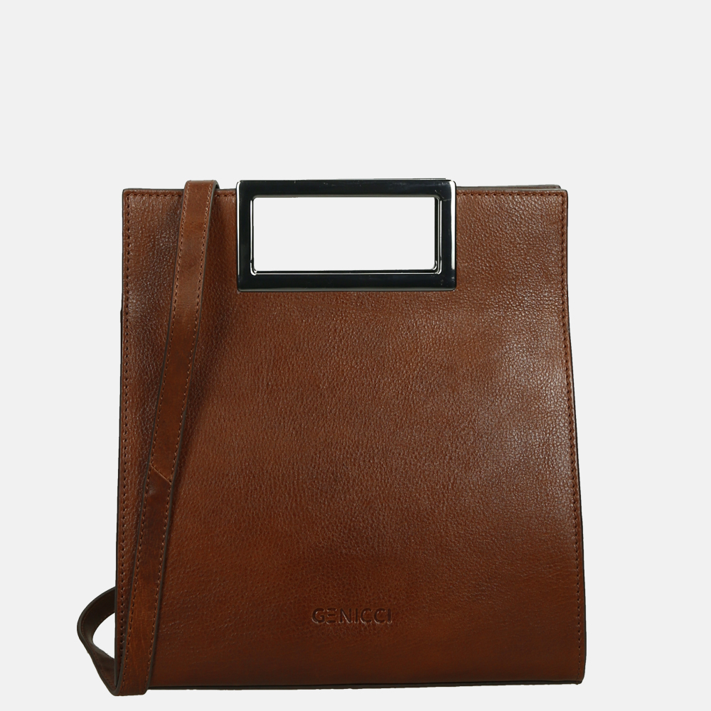 Genicci Nora handtas cognac