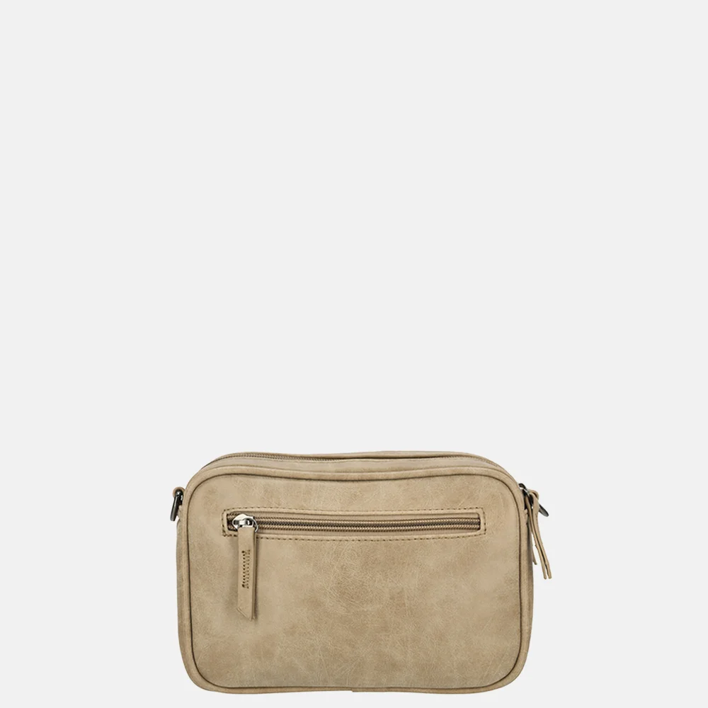 Enrico Benetti Stacey crossbody tas middentaupe bij Duifhuizen