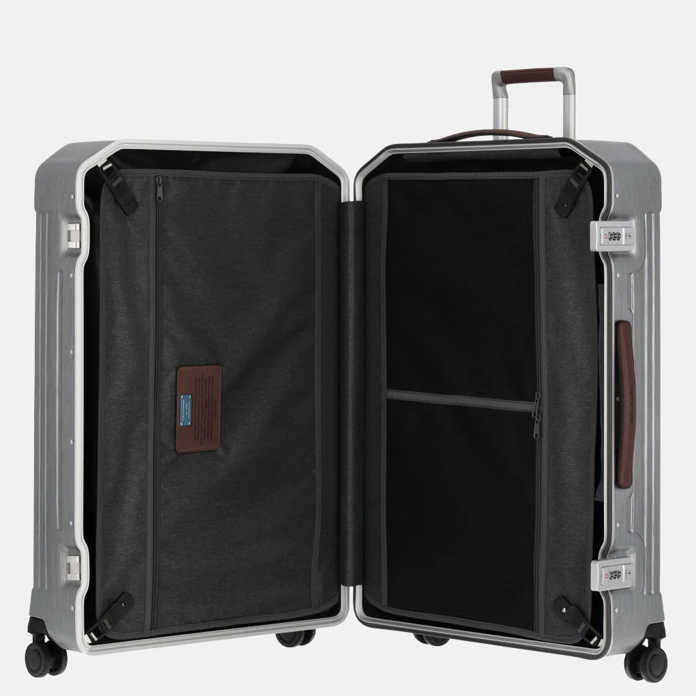 Piquadro reiskoffer 75 cm ncu nero bij Duifhuizen