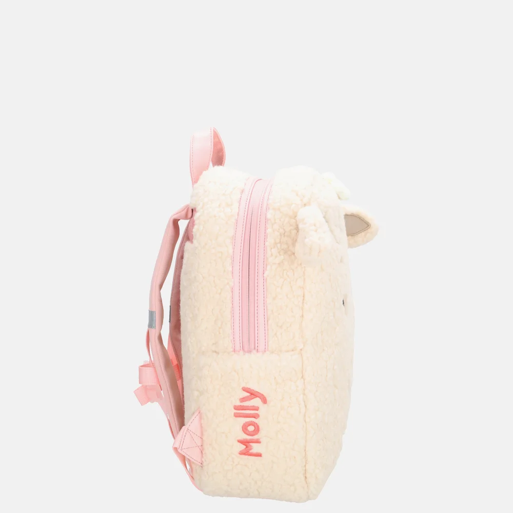 Zebra Trends x Mike & Molly kinderrugzak teddy creme bij Duifhuizen