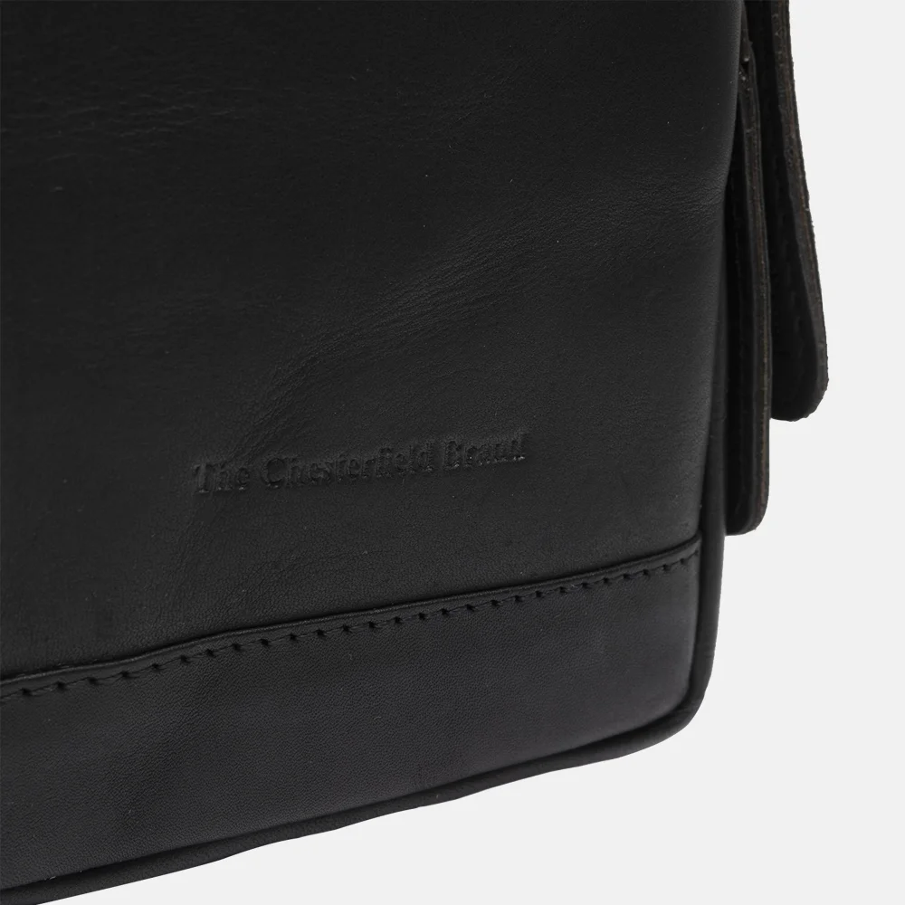 Chesterfield Riga crossbody tas black bij Duifhuizen