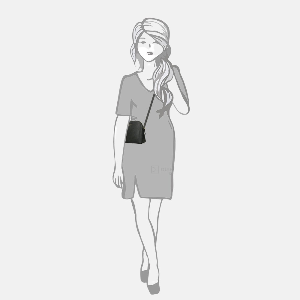 Michael Kors Jet Set Dome crossbody tas L black bij Duifhuizen