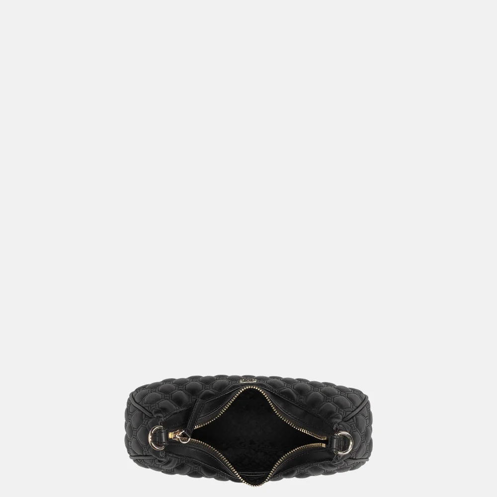 Tommy Hilfiger Refined crossbody quilted tas black bij Duifhuizen
