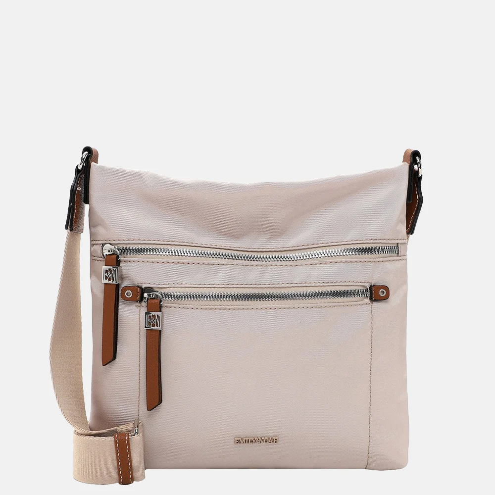 Emily & Noah Esther crossbody tas beige bij Duifhuizen