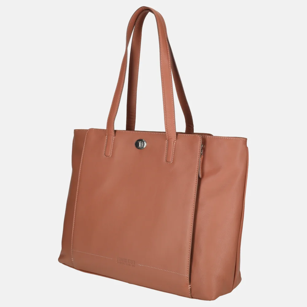 Leonhard Heyden Nizza shopper 15 inch antique pink  bij Duifhuizen